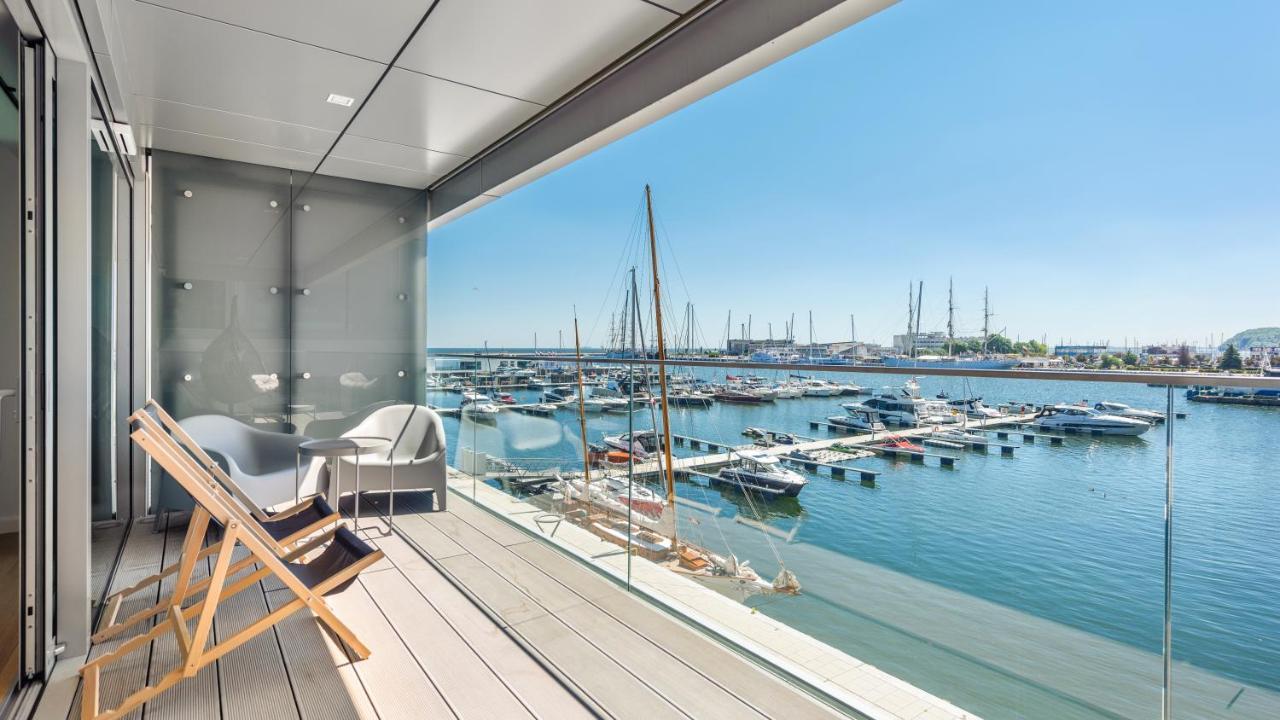 Flatbook - City Center Apartments Yacht Park Gdynia Eksteriør billede